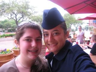 Britney and Kristy Mae Hammond; at Kristys graduation from Basic Training for the Air Force.