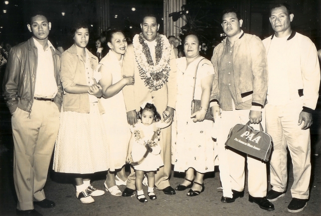 Vilai & Ala Sua & Family with Sa, Lei & Namele Tauau - 1954
*Tinei>Vilai>Lucky, Letly, Moana & Randy