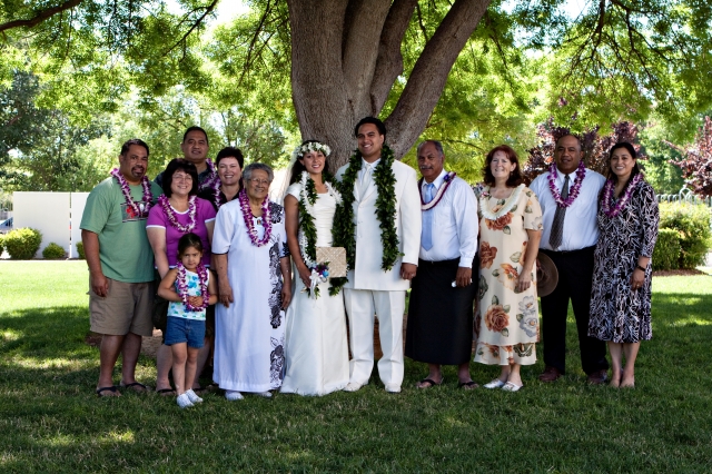 The Ava Family at Kanani & Sioelis Wedding Day at the St. George LDS Temple. 6/27/09