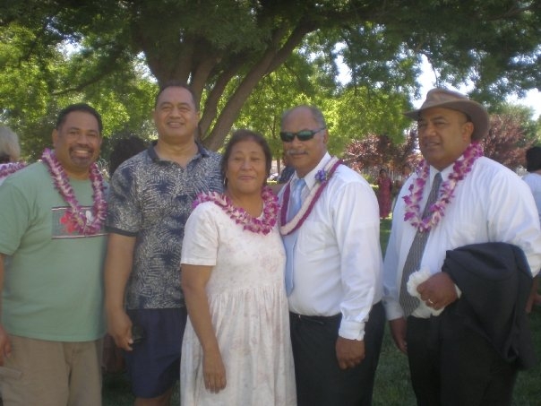 Keith Ava and cousins Willie, Wardell & Wilton Lolofie with cousin Oli Fiso Tuia at Kanani & Sioelis wedding.