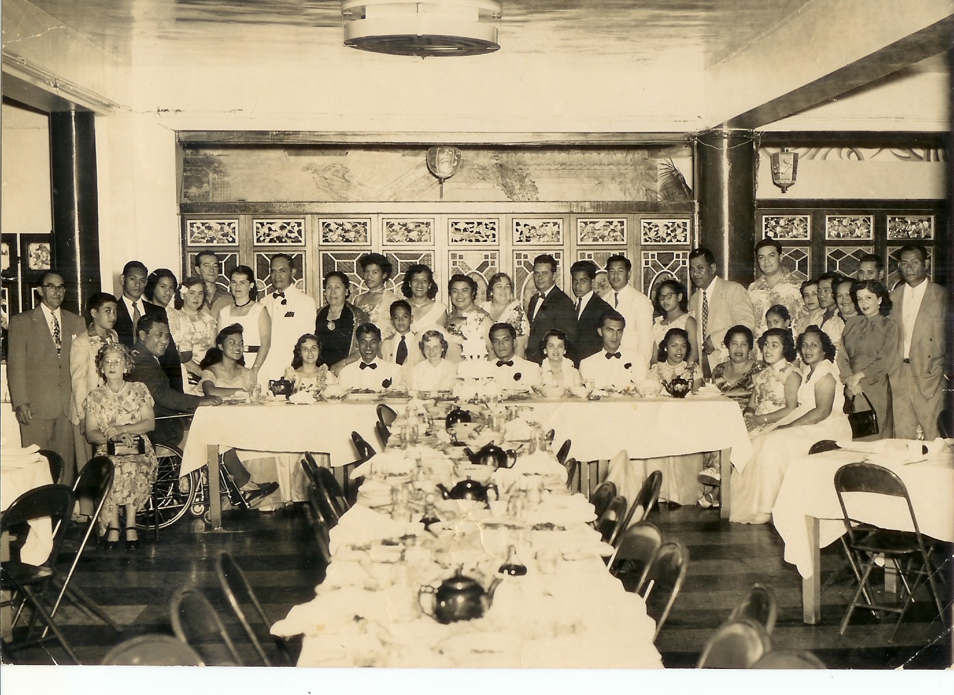 Leroy Su'a's wedding reception in Honolulu... circa 1950's